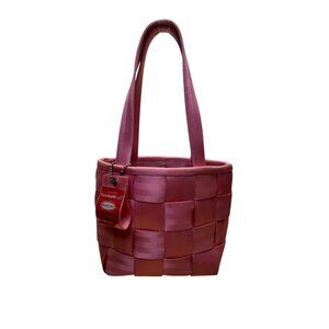 The Original Seatbelt Bag Women’s Pink Seatbelt Fabric Woven Tote Bag